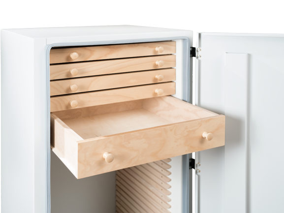 Metal Cabinet with Geological Drawers